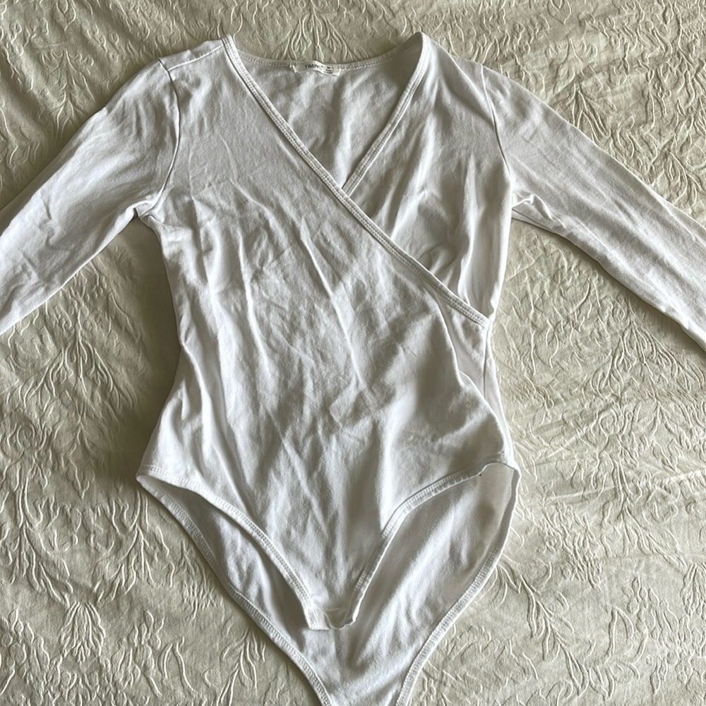 Timing White Bodysuit (M)
